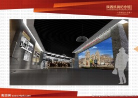 雕塑 纪念馆  室内  抗战