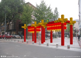 春节牌楼