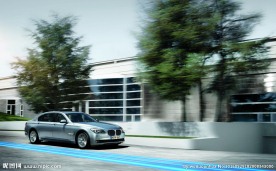BMW7系轿车海报