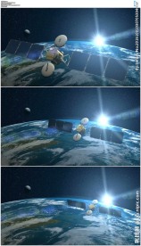 大气卫星地球日出