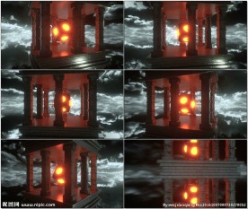 立方体灯塔VJ背景