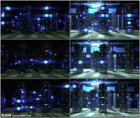 时尚现代灯箱矩阵VJ