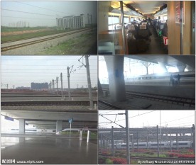 和谐号高铁行驶过程