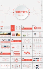 个人简历竞聘计划书PPT模板