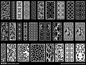 镂空雕花