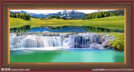 流水风景