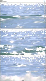 波光粼粼的海面