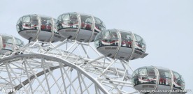 近距离伦敦眼的豆荚