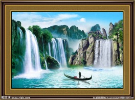 流水风景