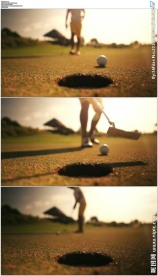 高尔夫进洞没有进洞