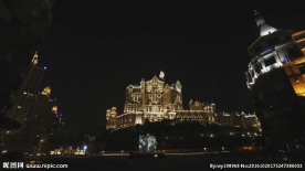 大连城堡正面夜景