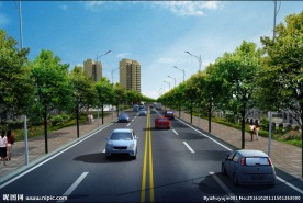 道路高清psd分层效果