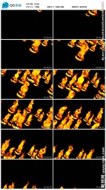 万圣节恐怖南瓜头视频素材