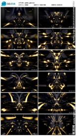 三维虚拟机械场景创意光晕场景