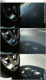 摩托车轮子快速行驶旋转