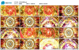 春喜庆晚会背景吉祥花纹图腾素材