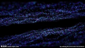 蓝色粒子运动的背景