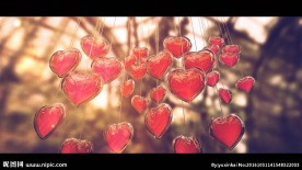 水晶爱心挂饰婚礼相册