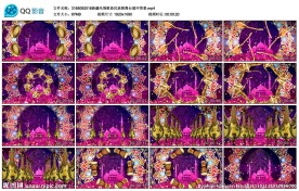 新疆风情歌曲民族舞舞台循环背景