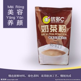 PSD美容养颜奶茶粉主图设计