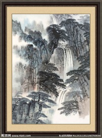 国画流水生财