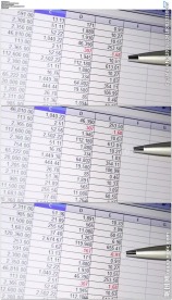 核对账户数据表格