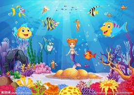 卡通海底世界