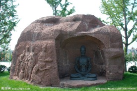 法门寺佛陀六年苦行雕塑