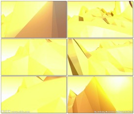 影视片头转场特效几何山效果