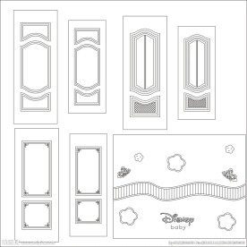 路径 精雕 软包 描金