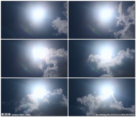 曜日与光圈被云遮盖