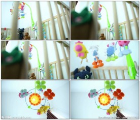 婴儿玩具和婴儿床