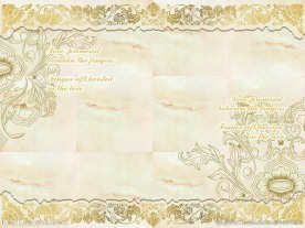 欧式花纹背景墙