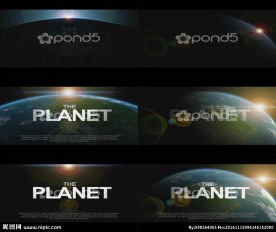 太空地平线标题片头AE工程片头