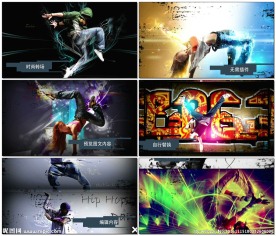 时尚动感节奏AE片头模板