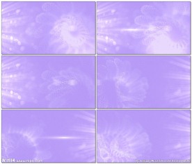 唯美浪漫粒子花开背景