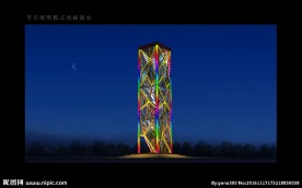 建筑照明动画商场照明楼体亮化设