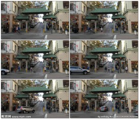 旧金山唐人街大拱门