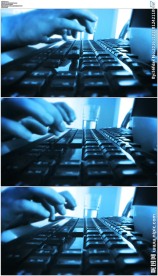 快速打字加班忙碌视频素材