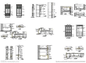 柜子结构施工图