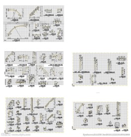 石膏木线条大样