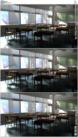 夏天空荡荡教室