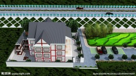 室外建筑园林景观3D模型