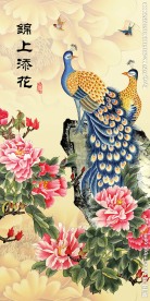 锦上添花中式玄关