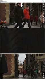 西班牙老城区小巷人群