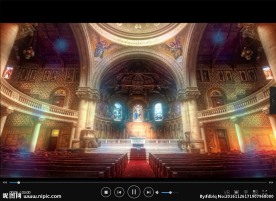 婚礼进行曲 教堂 动态背景