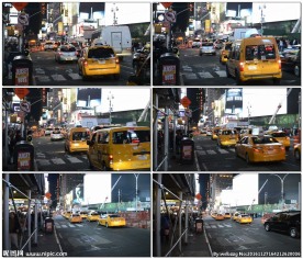 纽约繁忙的街道