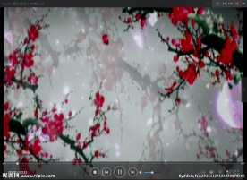 梅LED 动态 背景素材