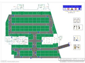 中央半岛-地下室A停车场平面图