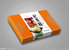 枸杞酥包装展开图